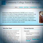 Community College Search Services web site thumbnail